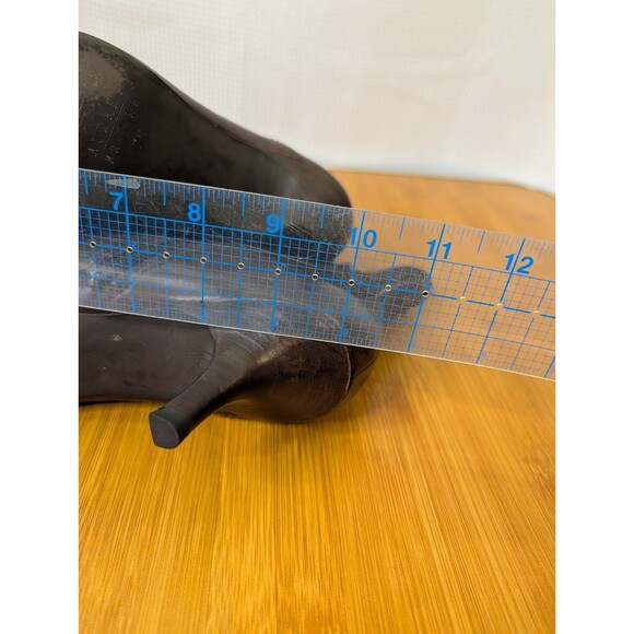 Vintage Audrey Brooke Leather Ankle Boots Point Toe Brown US 7 EU 37.5   (R02) - Picture 6 of 7